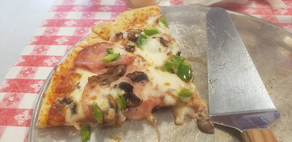 Custom 3 Topping Canadian Bacon Green Peppers Mushrooms